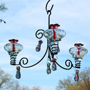 Parasol Mini-Blossom Chandelier Hummingbird Feeder, Sprinkles