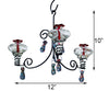 Parasol Mini-Blossom Chandelier Hummingbird Feeder, Sprinkles