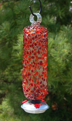 Parasol Filigree Hummingbird Feeder, Cinnabar Sprinkles