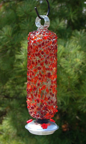 Parasol Filigree Hummingbird Feeder, Cinnabar Sprinkles