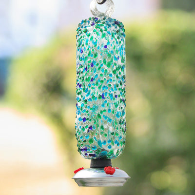 Parasol Filigree Hummingbird Feeder, Ocean