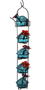 Parasol Lunch Pail Hummingbird Feeder, Tall, Aqua, 17.5 oz.