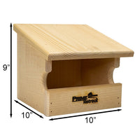 Pine Open Nesting Box
