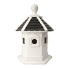 Havenwood Bird House, White with Black Roof