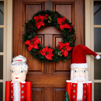 GIANT Nutcracker Mr. & Mrs. Claus Set