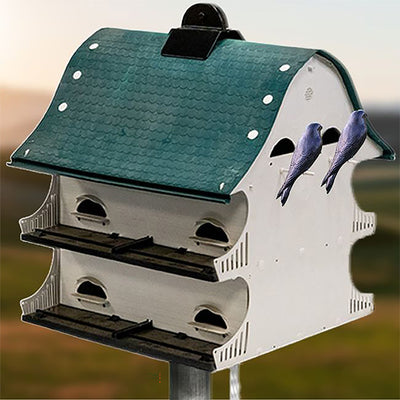 American Barn Purple Martin House and Pole Package by Prime Retreat