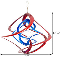 Cosmix Triple Layer Hanging Garden Swirl, Patriotic - BirdHousesAndBaths.com