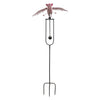 Flying Pig Rocker Garden Stake, 52"H - BirdHousesAndBaths.com