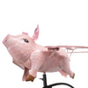 Flying Pig Rocker Garden Stake, 52"H - BirdHousesAndBaths.com