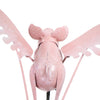 Flying Pig Rocker Garden Stake, 52"H - BirdHousesAndBaths.com