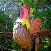 GIANT Rooster Rocker Garden Stake, Multicolored, 86"H
