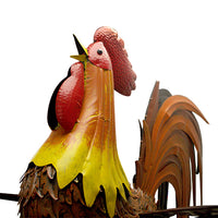 GIANT Rooster Rocker Garden Stake, Multicolored, 86"H
