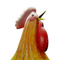 GIANT Rooster Rocker Garden Stake, Multicolored, 86"H
