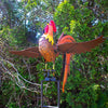 GIANT Rooster Rocker Garden Stake, Multicolored, 86"H

