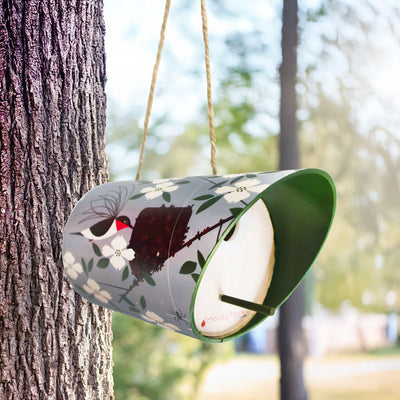 Charley Harper Hummingbird Homemaker Horizontal Bird House