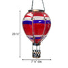 Regal Hot Air Stripe Balloon Solar Lantern, Large