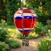 Regal Hot Air Stripe Balloon Solar Lantern, Large