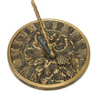 Grapevine Sundial, Brass, Verdigris, 7.5" dia.