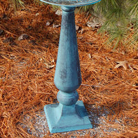 Grow Old With Me Sundial and Baluster Pedestal - BirdHousesAndBaths.com