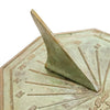 Rose Brass Sundial, Verdigris, 8.5"L - BirdHousesAndBaths.com