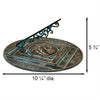 Season Cycle Brass Sundial, Verdigris, 10.25" dia. - BirdHousesAndBaths.com