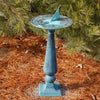 Rome Father Time Sundial and Baluster Pedestal