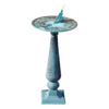Rome Father Time Sundial and Baluster Pedestal