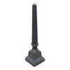 Stepped Cast Aluminum Sundial Pedestal, Antique, 24"