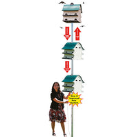 American Barn Purple Martin House and Pole Package by Prime Retreat