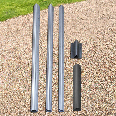 Telescoping Bat House Pole with Ground Socket, 15'