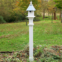 Decorative Mounting Post, White - 5'