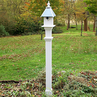 Decorative Mounting Post, White - 5'