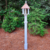 Decorative Mounting Post, White - 5'