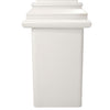 Decorative Mounting Post, White - 5'