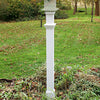 Decorative Mounting Post, White - 5'