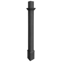 Decorative Mounting Post, Slate - 5'