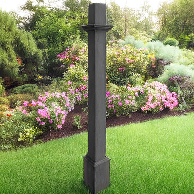 Decorative Mounting Post, Slate - 5'