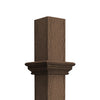 Decorative Mounting Post, Espresso - 5'