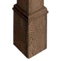 Decorative Mounting Post, Espresso - 5'