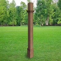 Decorative Mounting Post, Espresso - 5'