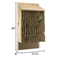 Uncle Dunkel's Triple Chamber Bark Clad Bat House, 300 bats