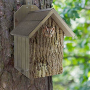 Uncle Dunkel's Bark Clad Screech Owl House