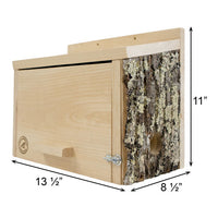 Uncle Dunkel's Bark Clad Winter Bird Nesting Box