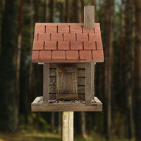 Uncle Dunkel's Log Cabin Bird Feeder