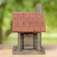 Uncle Dunkel's Log Cabin Bird Feeder