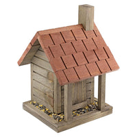 Uncle Dunkel's Log Cabin Bird Feeder