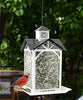 Modern Farmhouse Metal & Glass Stable Bird Feeder