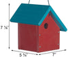 Going Green Sloped Roof Red Wren House