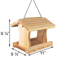 Deluxe Large Cedar Bird Feeder