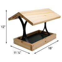Fly Thru Platform Bird Feeder